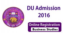DU Admission 2016