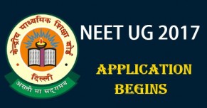 NEET UG 2017 Application