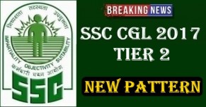 SSC CGL 2017 Tier 2 Pattern