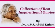 Inspirational Quotes by APJ Abdul Kalam for Students