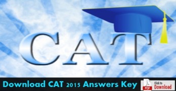 CAT 2015 Question Papers with Answers Key
