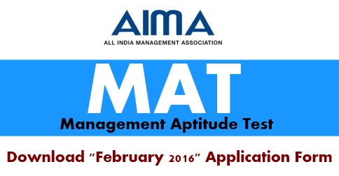 Mat February 2016 Online Application Form