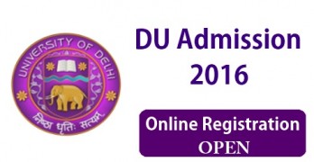 DU Admission 2016 Online Resitration