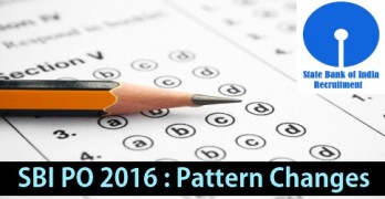SBI PO 2016 Exam New Pattern