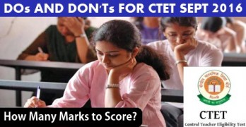 CTET Sept Cutoff 2016