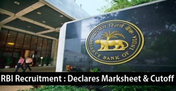 RBI Mark sheet for Assistant Archivist