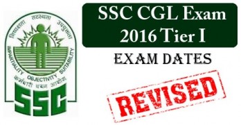 SSC CGL 2016 Exam Date